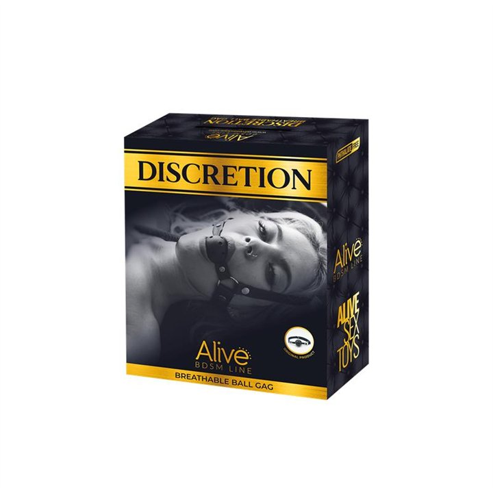 Discretion Breathable Gag Red - A-33569 - Teknashop Ltd