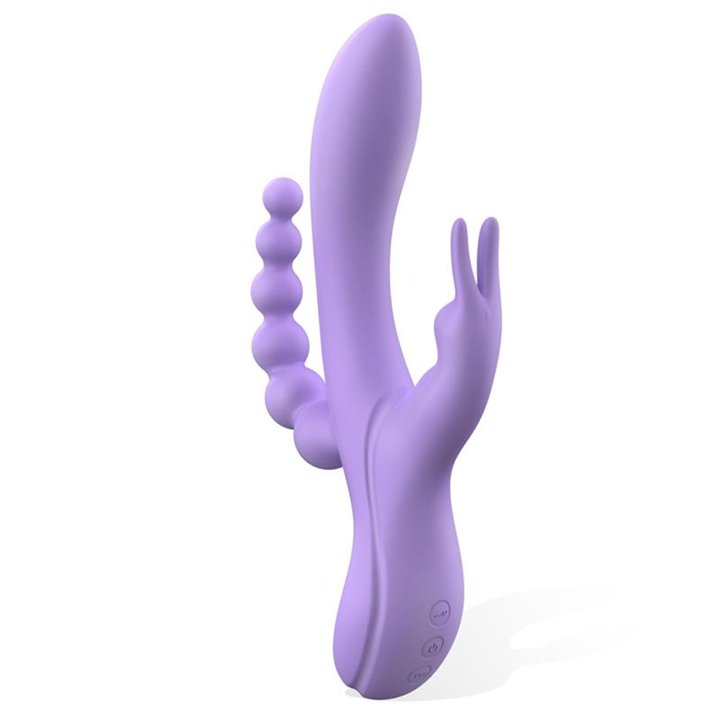 Lindsay Vibe with Anal Chain Liquid Silicone Unibody Flexible 2 Motors - ER00191 - Teknashop Ltd