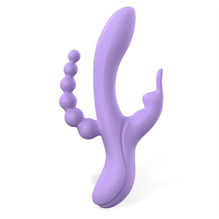 Lindsay Vibe with Anal Chain Liquid Silicone Unibody Flexible 2 Motors - ER00191 - Teknashop Ltd