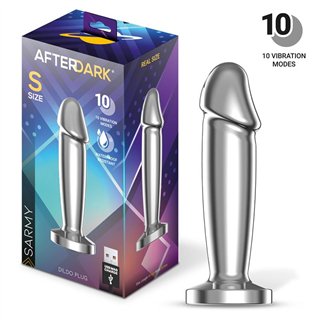 Sarmy Anal Plug with Vibration Magnetic USB Size S - AD-548 - Teknashop Ltd