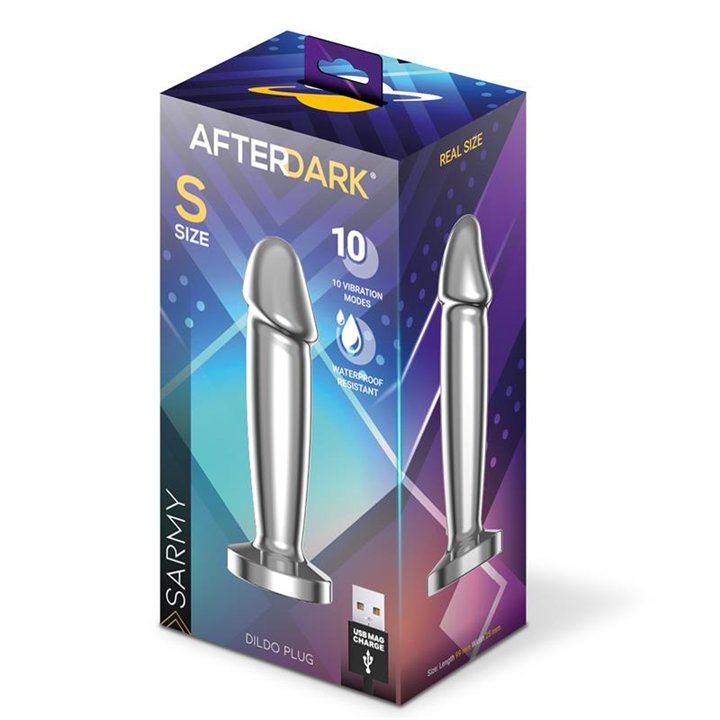 Sarmy Anal Plug with Vibration Magnetic USB Size S - AD-548 - Teknashop Ltd