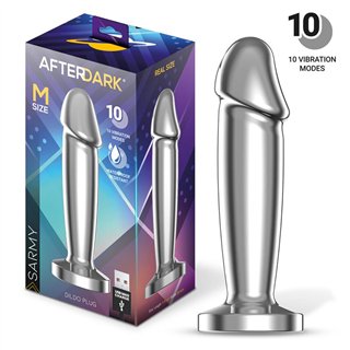 Sarmy Anal Plug with Vibration Magnetic USB Size M - AD-547 - Teknashop Ltd