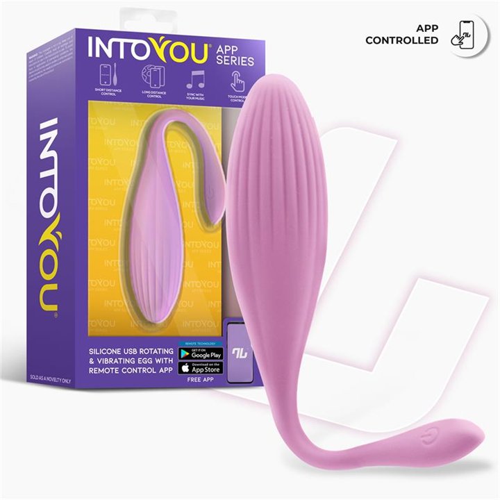 Vibrating Egg with Rotating Beads and APP USB - IN-357 - Teknashop Ltd