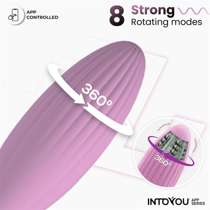 Vibrating Egg with Rotating Beads and APP USB - IN-357 - Teknashop Ltd