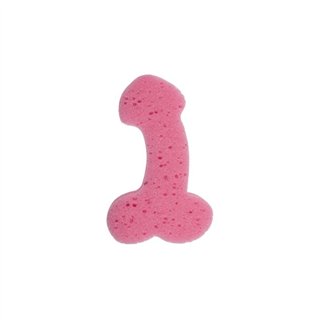 Penis Shaped Bath Sponge Pink - 8412345052750 - Teknashop Ltd