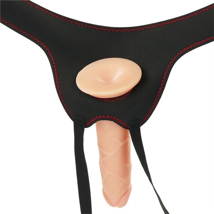 Strap-on with Vibrating Dildo with Remote Control 7.5 - LO-LV715116 - Teknashop Ltd
