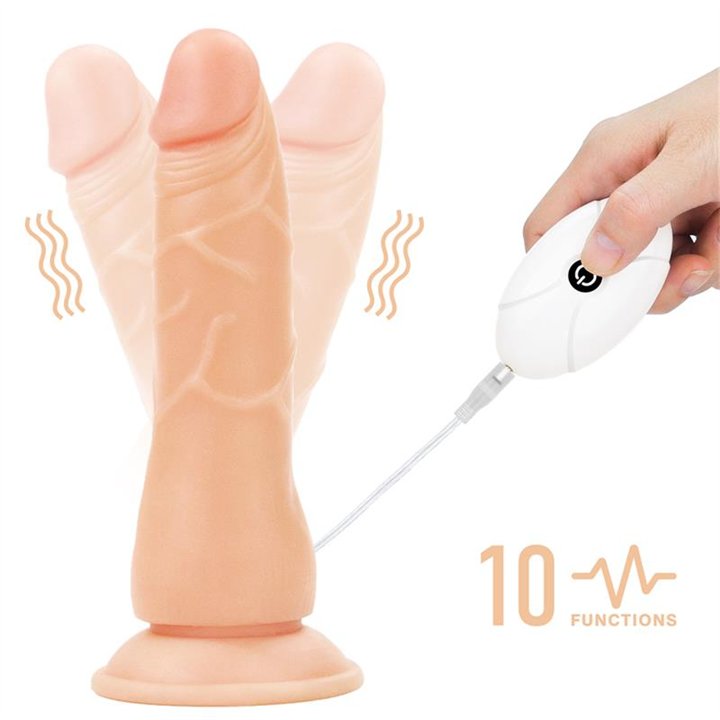 Strap-on with Vibrating Dildo with Remote Control 7.5 - LO-LV715116 - Teknashop Ltd