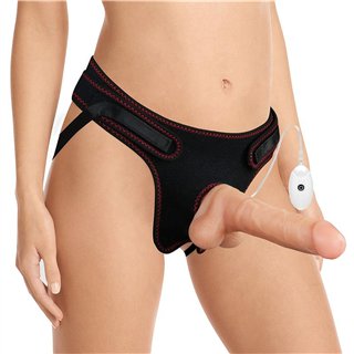 Strap-on with Dildo with Vibrationd and Remote Control 7.5 - LO-LV715117 - Teknashop Ltd