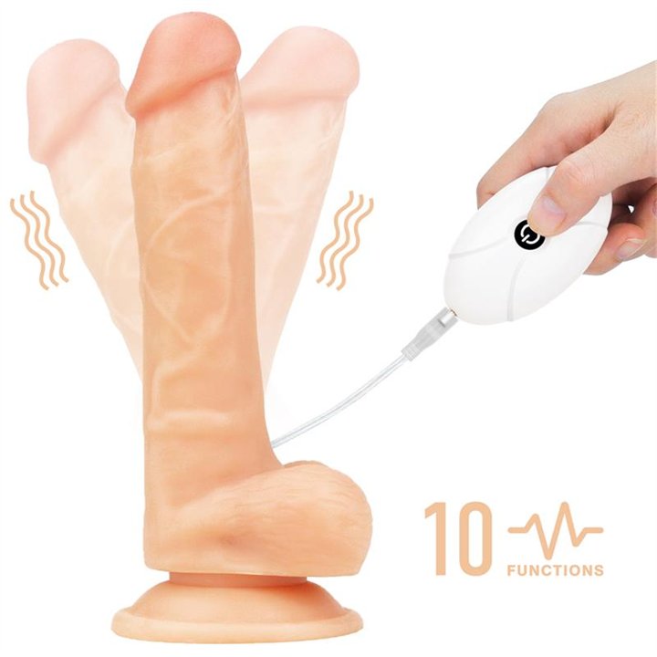 Strap-on with Dildo with Vibrationd and Remote Control 7.5 - LO-LV715117 - Teknashop Ltd