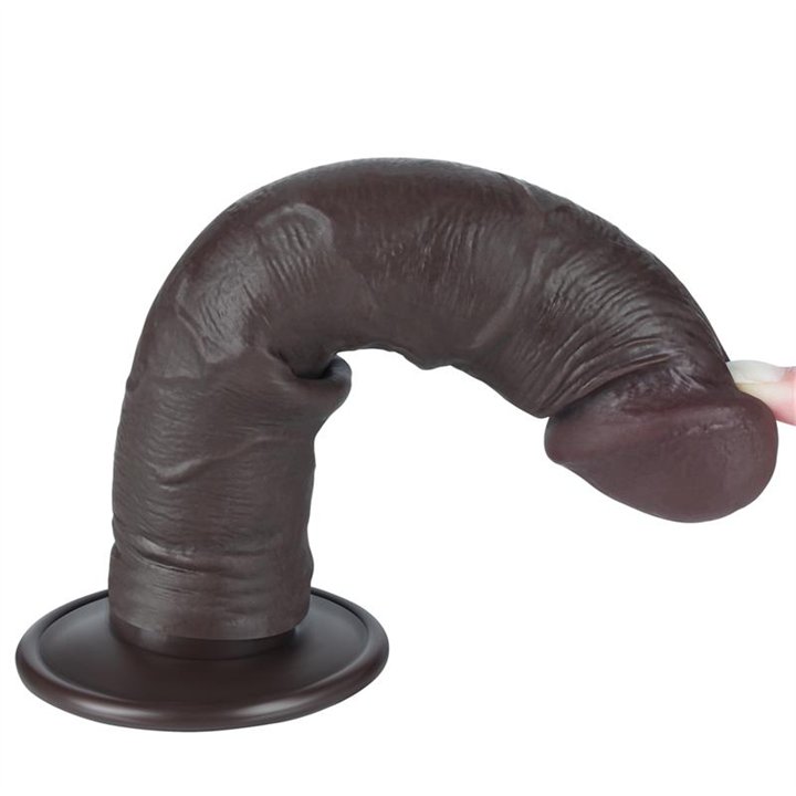 Sliding Skin Dual Layer Dildo 8 - LO-LV317406 - Teknashop Ltd