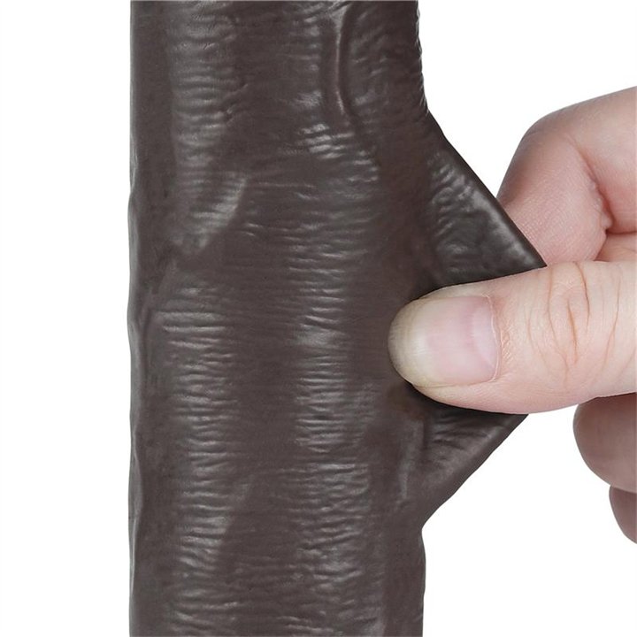 Sliding Skin Dual Layer Dildo 8 - LO-LV317406 - Teknashop Ltd