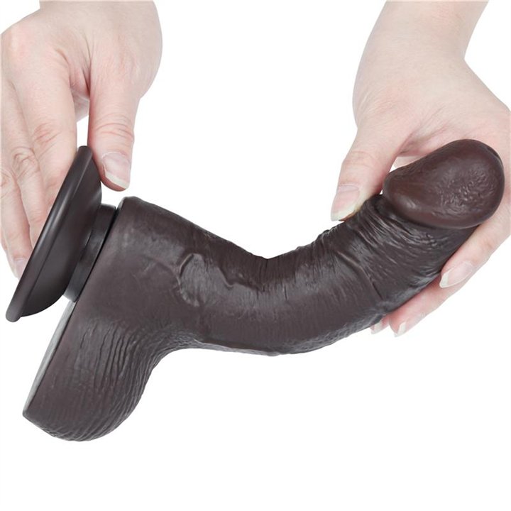 Sliding Skin Dual Layer Dildo 7.5 - LO-LV317404 - Teknashop Ltd