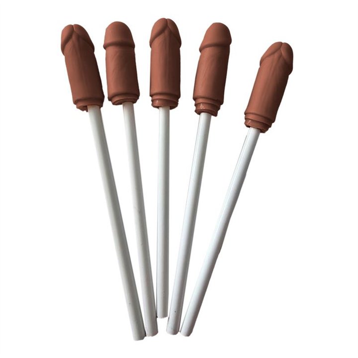 5 Pens with Penis Tip - 8412345052521 - Teknashop Ltd