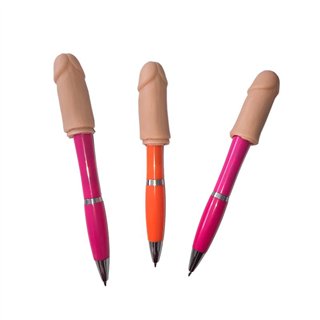 3 Penis Shaped Pens - 8412345052538 - Teknashop Ltd