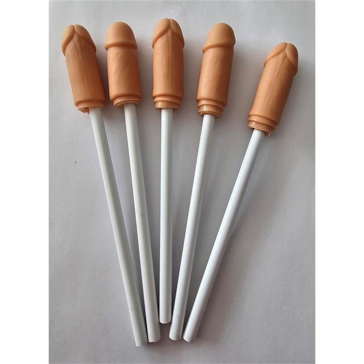 5 Pens with a Penis-Shaped Tip - 8412345052514 - Teknashop Ltd