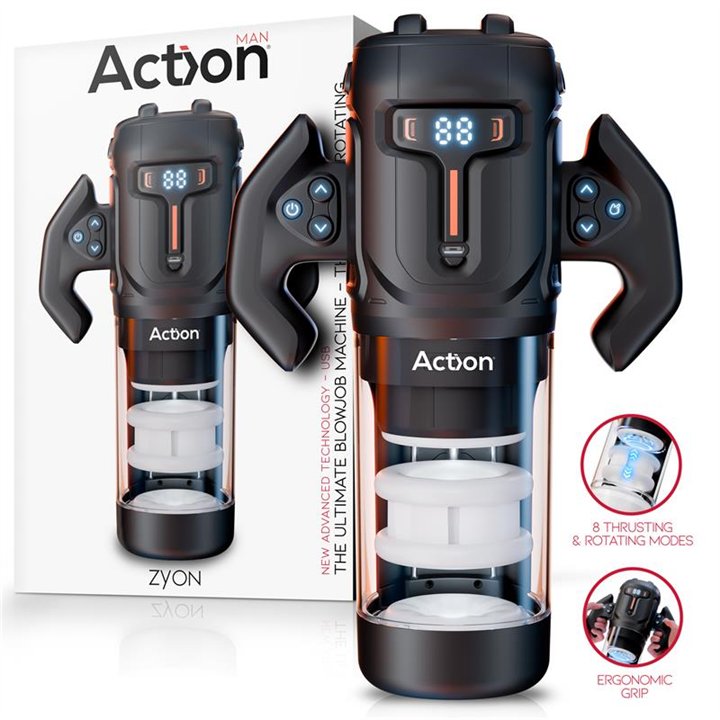 Zyon Advance Automatic Thrusting and Rotating Masturbator - AC-500 - Teknashop Ltd