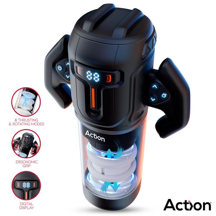 Zyon Advance Automatic Thrusting and Rotating Masturbator - AC-500 - Teknashop Ltd