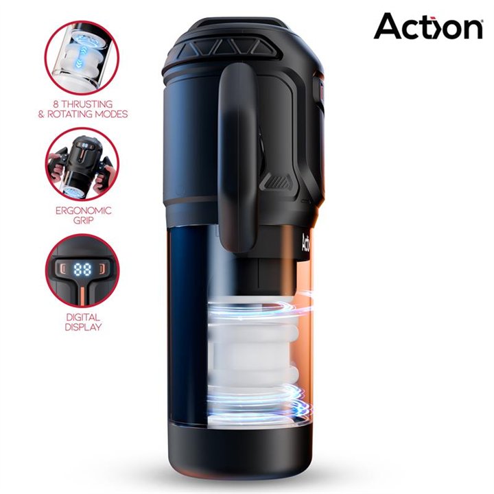 Zyon Advance Automatic Thrusting and Rotating Masturbator - AC-500 - Teknashop Ltd
