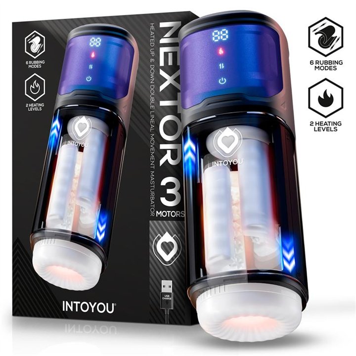 Nextor Advanced Automatic Masturbator with Rubbing and Heat Function - U-501 - Teknashop Ltd