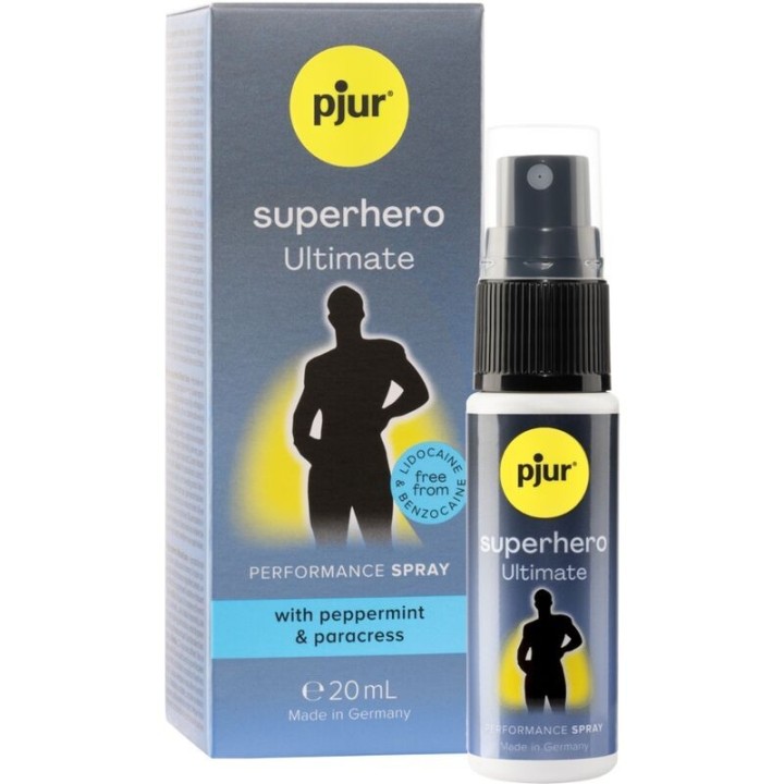 PJUR - SUPERHERO ULTIMATE RETARDANT SPRAY 20 ML - D-241699 - Teknashop Ltd