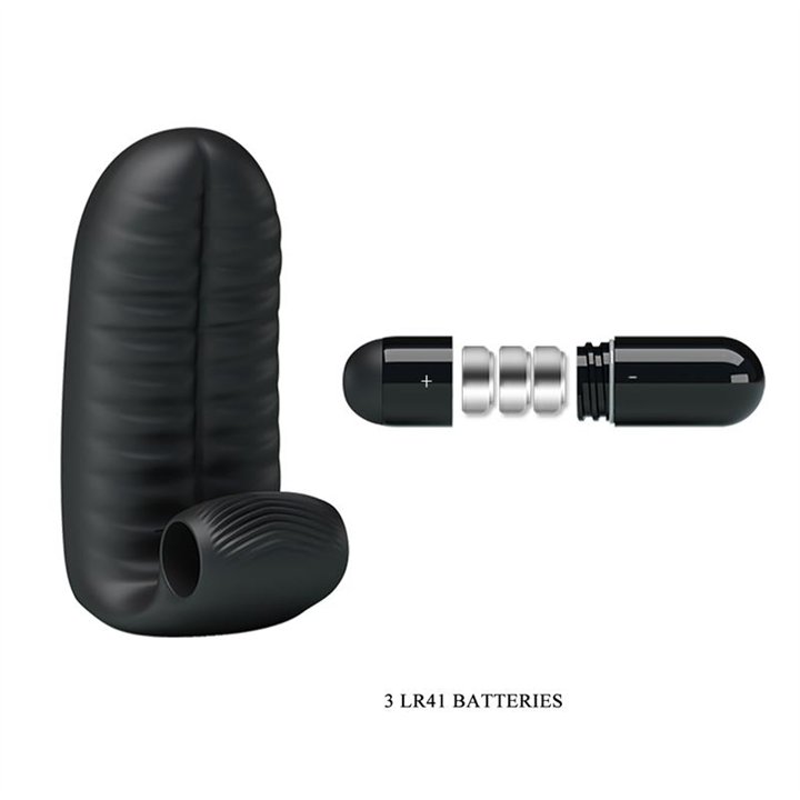 Finger Sleeve with vibration Abbott Black - BI-014515 - Teknashop Ltd