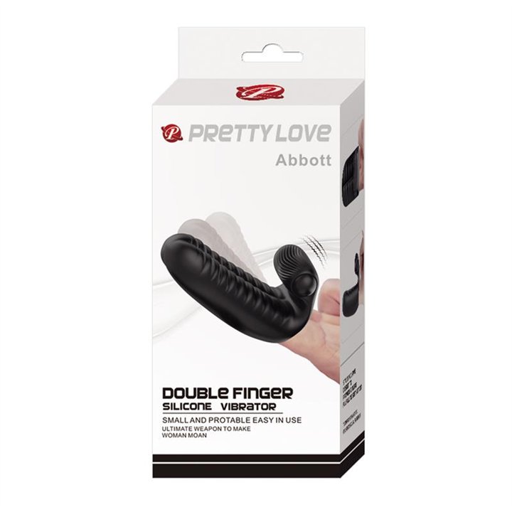 Finger Sleeve with vibration Abbott Black - BI-014515 - Teknashop Ltd