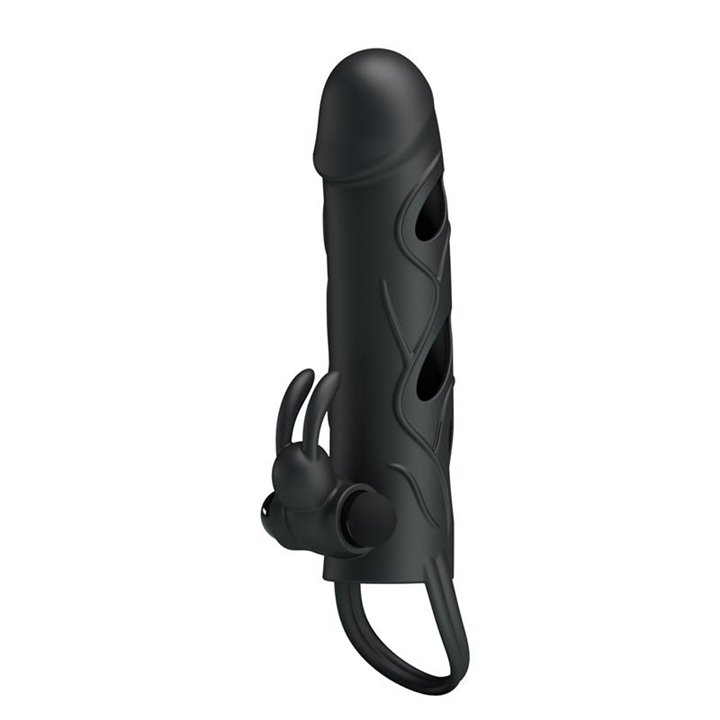 Penis Sleeve with Vibration 5.5 - BI-026216A - Teknashop Ltd
