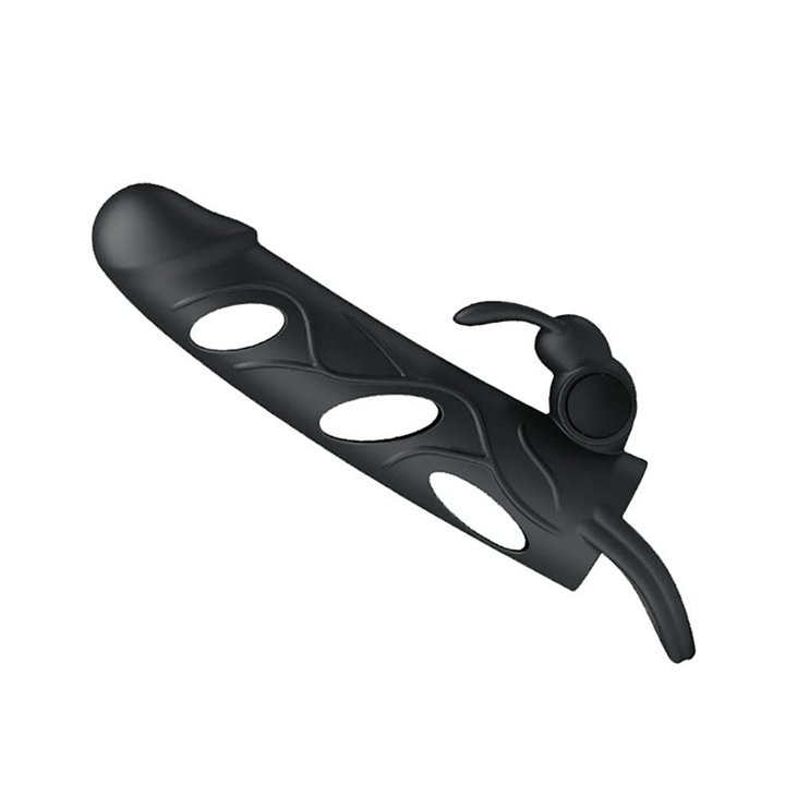 Penis Sleeve with Vibration 5.5 - BI-026216A - Teknashop Ltd