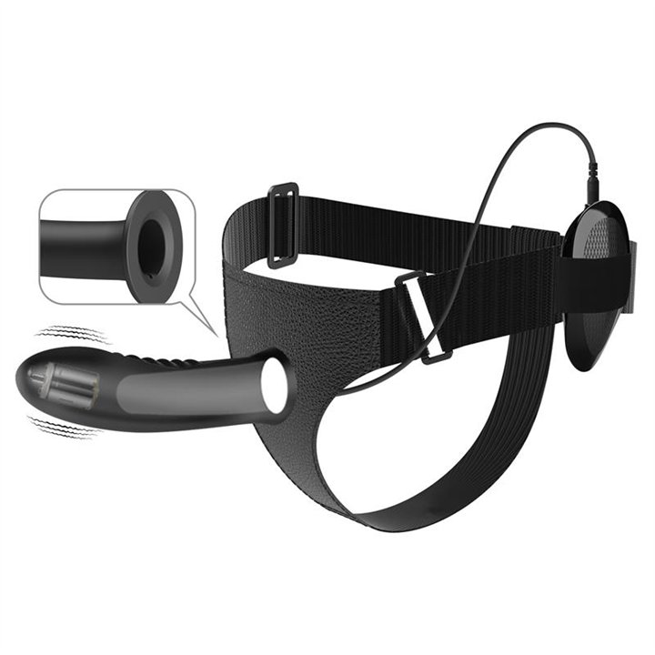 Myron Strap-On with Vibrating Dildo 7.2 - BW-022056 - Teknashop Ltd