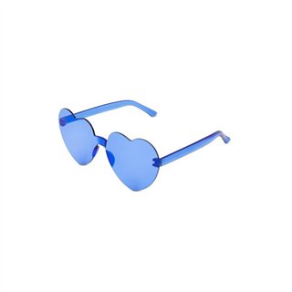 Party heart-shaped glasses Blue - 8412345051845 - Teknashop Ltd