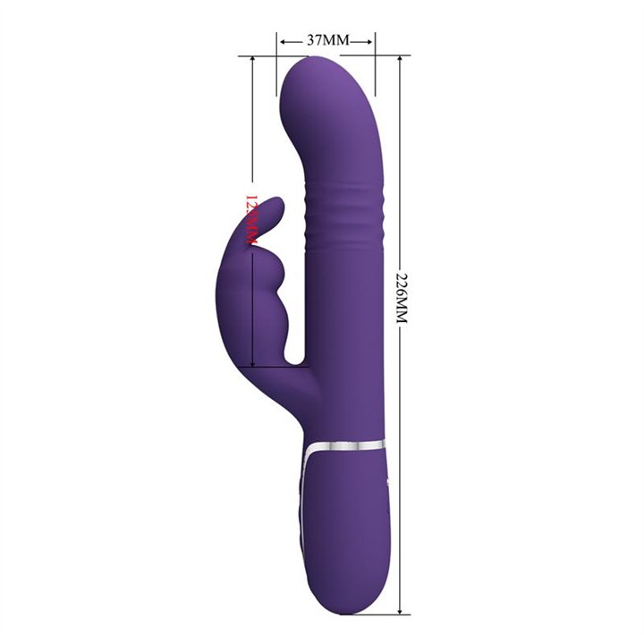 Vibe wt Thrusting, Rotation Beads Twinkled - BW-500013-2 - Teknashop Ltd
