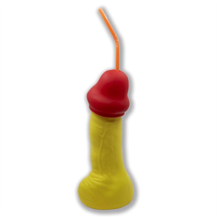 Penis-shaped Cup Fluorescent 500 ml - 8412345051821 - Teknashop Ltd
