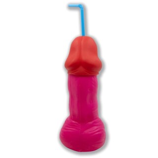 Penis-Shaped Cup Fuchsia 500 ml - 8412345051814 - Teknashop Ltd