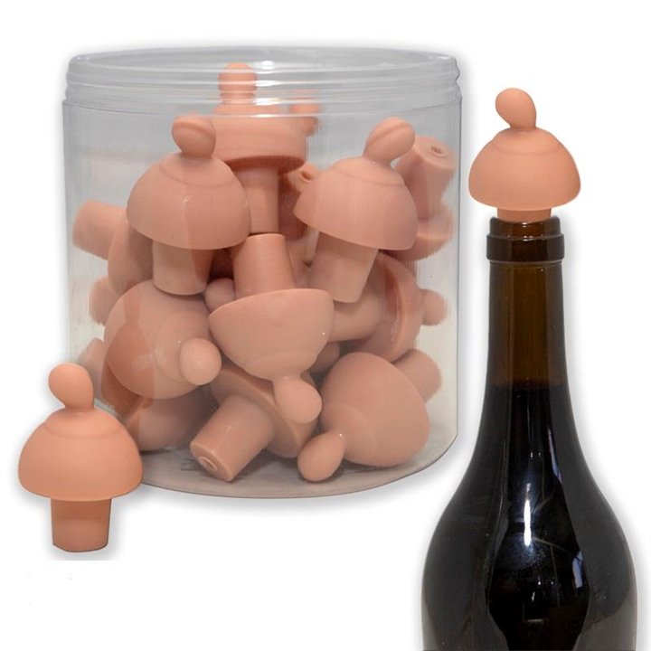 Wine Breast-Shaped Bottle Stopper 1 ud - 8412345051746 - Teknashop Ltd