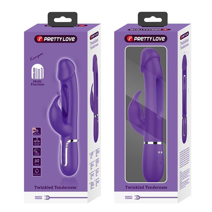 Vibrator with Licking Kampas - BW-500025-2 - Teknashop Ltd