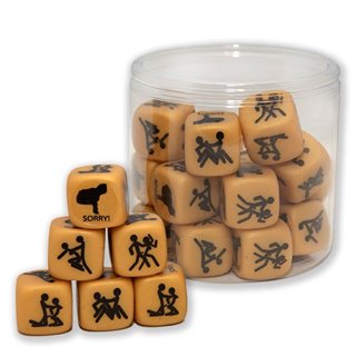 Rubber Hard Dice Gold Edition Hetero Version 1 Die - 8412345051685 - Teknashop Ltd