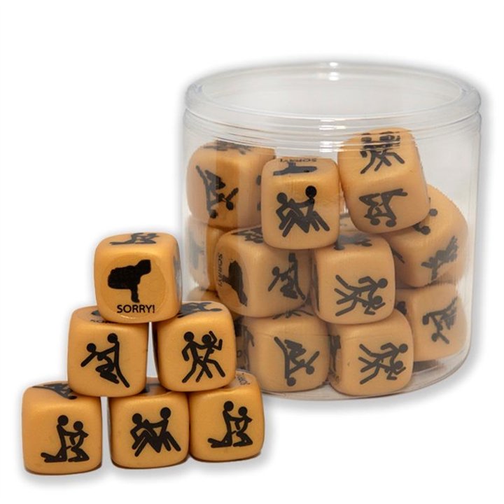 Rubber Hard Dice Gold Edition Hetero Version 1 Die - 8412345051685 - Teknashop Ltd