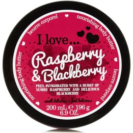 I Love, Raspberry & Blackberry, Hydra-Nourishing, Body Butter, 200 ml - Teknashop Ltd