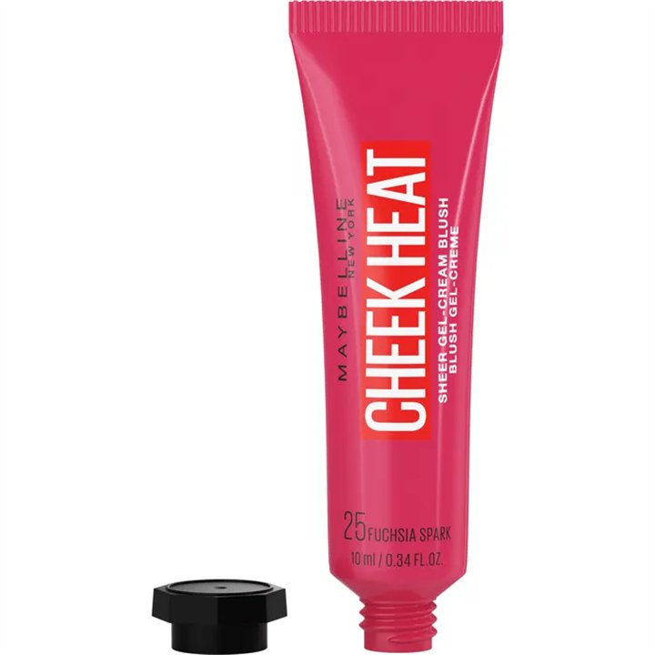 Maybelline Cheek Heat Gel-Cream Blush 25 Fuchsia Spark - unisex - Teknashop Ltd