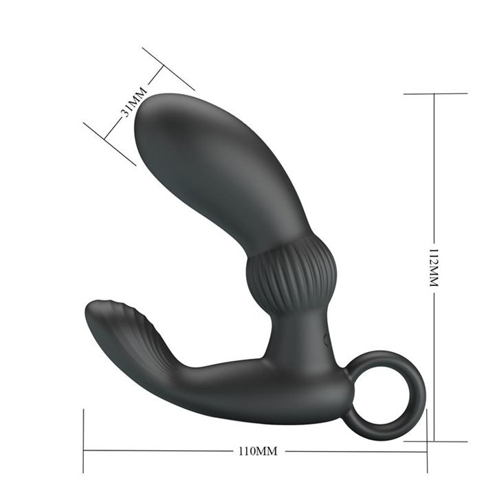 Prostate Massager Cayla Black - BI-040170 - Teknashop Ltd