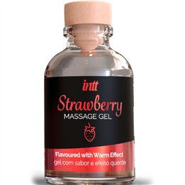 INTT MASSAGE & ORAL SEX - HOT EFFECT STRAWBERRY FLAVOR MASSAGE GEL - D-234920 - Teknashop Ltd