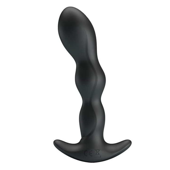 Yale Butt Plug with Vibration Black - BI-040068 - Teknashop Ltd