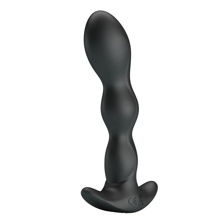 Yale Butt Plug with Vibration Black - BI-040068 - Teknashop Ltd