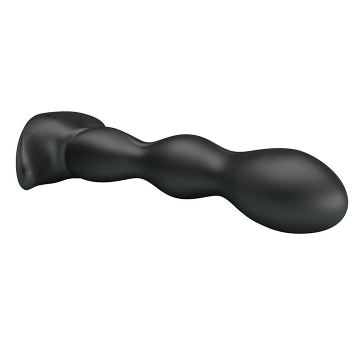 Yale Butt Plug with Vibration Black - BI-040068 - Teknashop Ltd