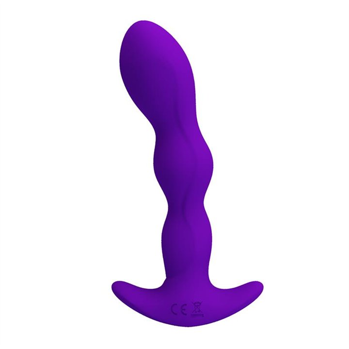 Yale Butt Plug with Vibration Purple - BI-040068-1 - Teknashop Ltd
