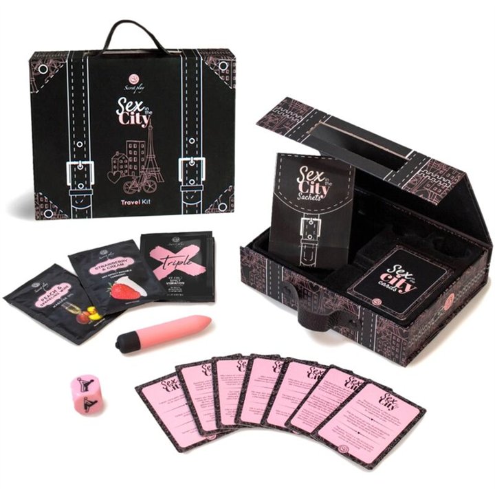 SECRETPLAY - SEX IN THE CITY TRAVEL KIT (ES/EN/DE/FR/NL/PT) - D-229455 - Teknashop Ltd