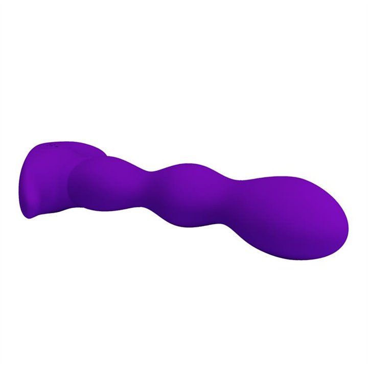 Yale Butt Plug with Vibration Purple - BI-040068-1 - Teknashop Ltd