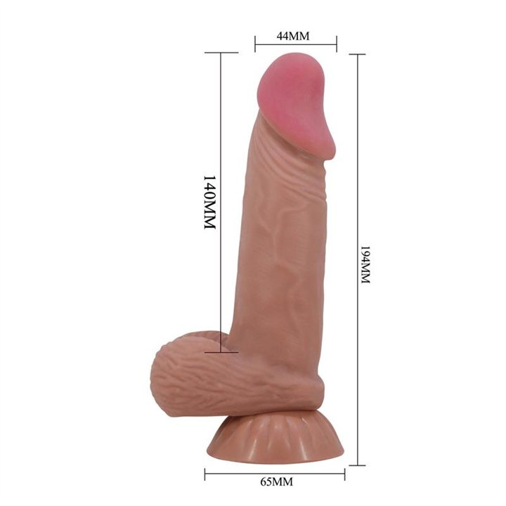 Sliding Skin Dildo Bendable 8,1 - BW-008106NRG - Teknashop Ltd