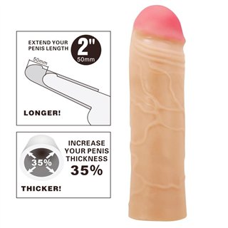 Extended Penis Sleeve 2 Chane - BI-026254 - Teknashop Ltd