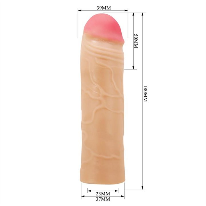 Extended Penis Sleeve 2 Chane - BI-026254 - Teknashop Ltd